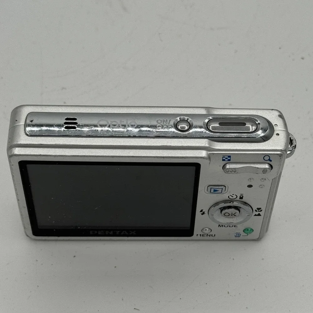 Pentax Optio L20 Silver Digital Camera 7.0MP 3x Optical Zoom Compact Tested